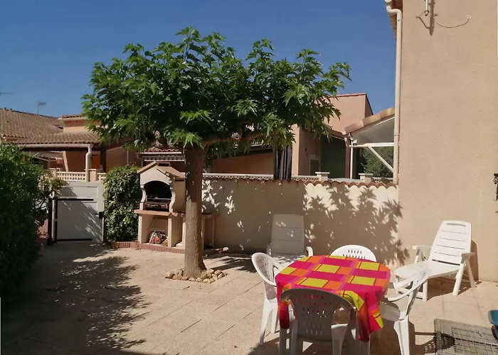 Plein Sud Semi Climatisee- 4 Couchages, En Les Ondines Avec Piscine Commune, 500 M De La Lrond28 * Portiragnes